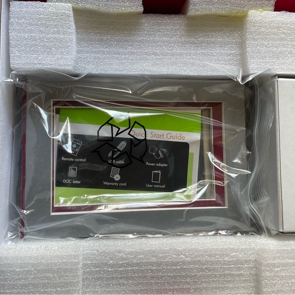 HP 7" Digital Picture Frame Open Box- NEW - Picture 3 of 3